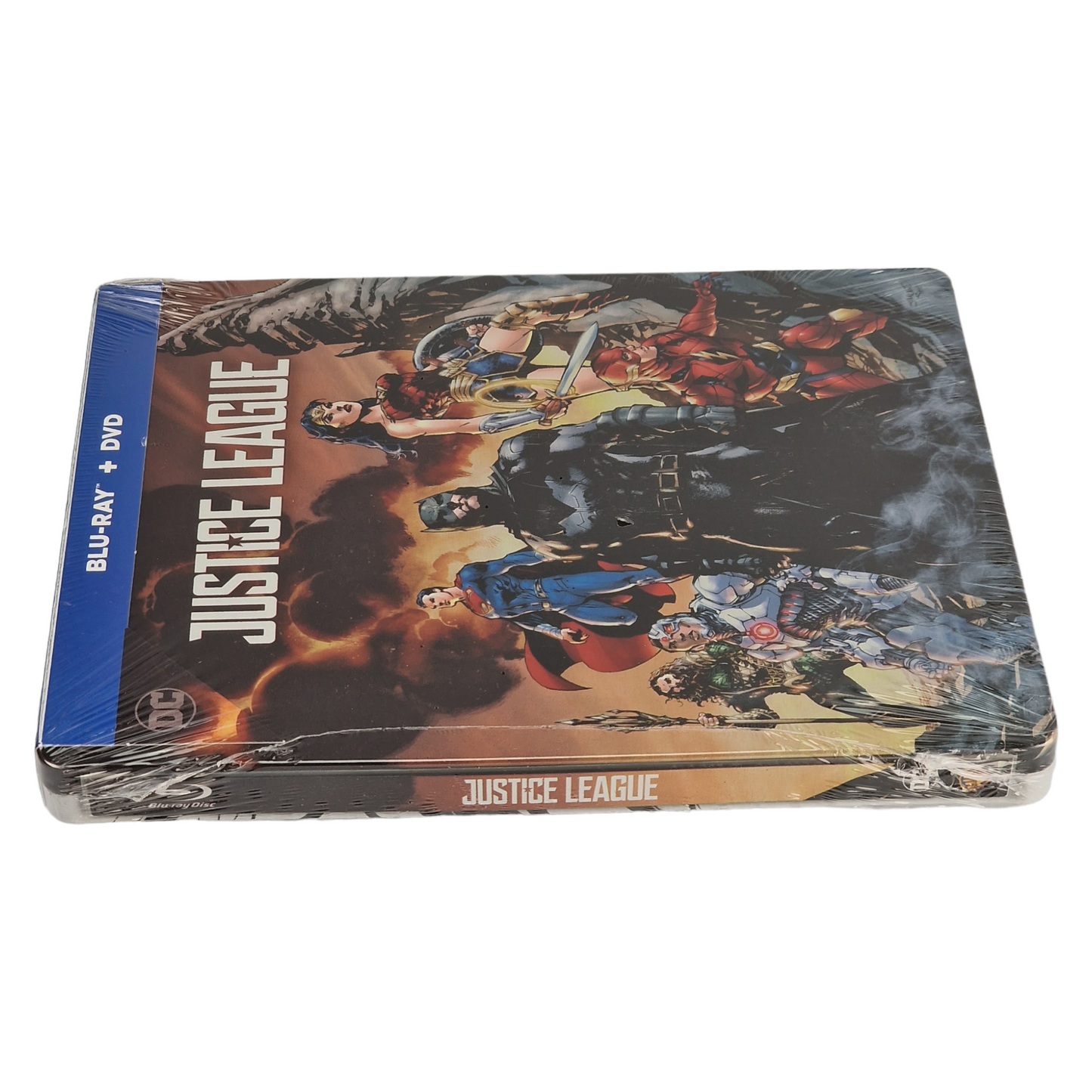 Justice League Blu-ray + DVD SteelBook Ben Affleck Zack Snyder 2019 Zone A