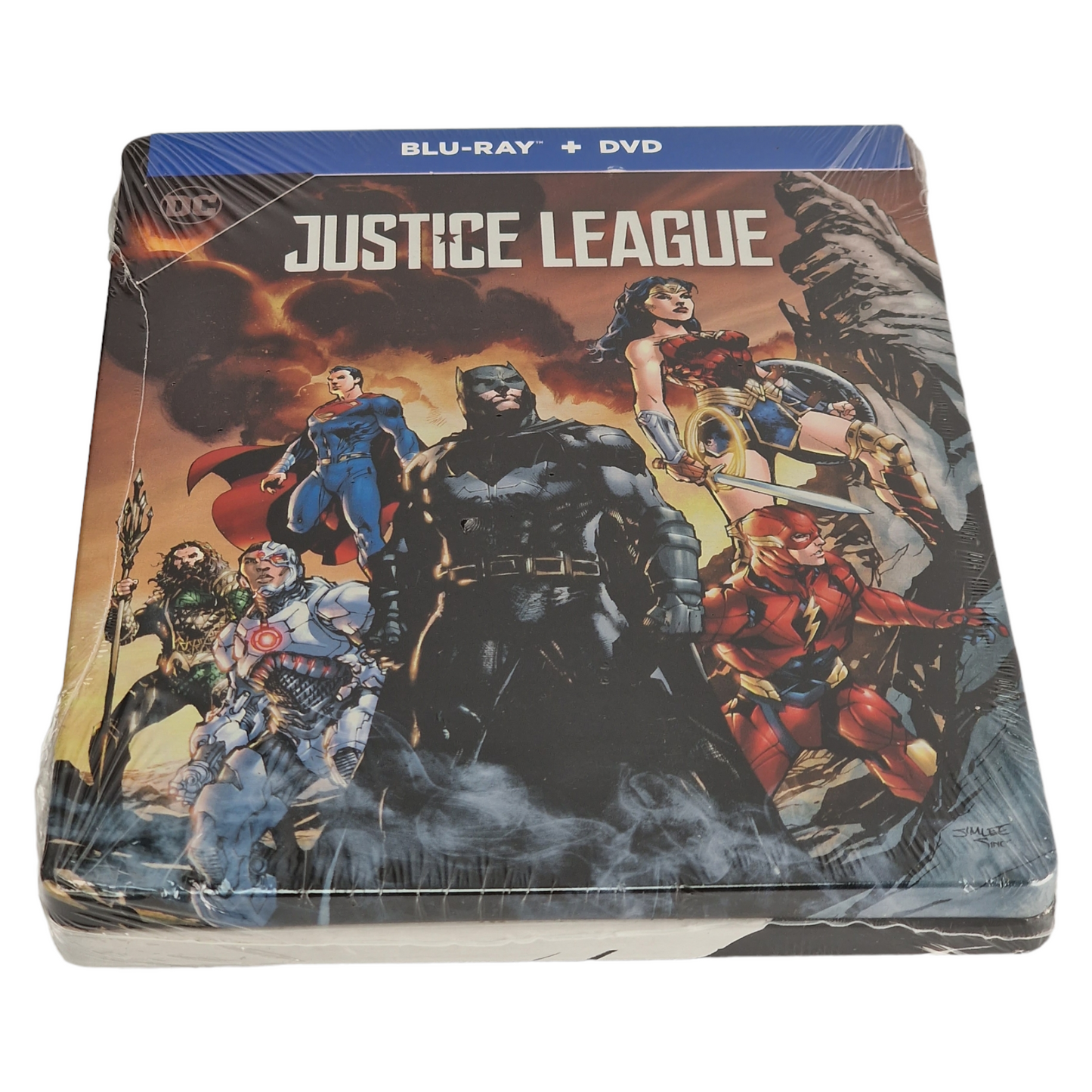 Justice League Blu-ray + DVD SteelBook Ben Affleck Zack Snyder 2019 Zone A