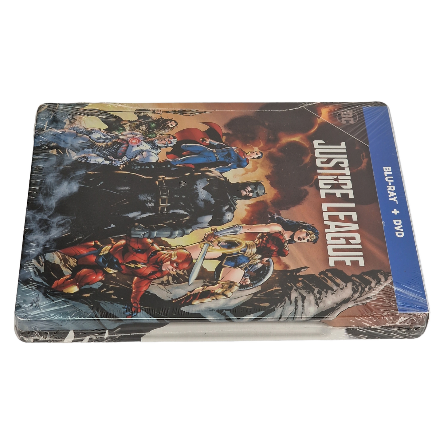 Justice League Blu-ray + DVD SteelBook Ben Affleck Zack Snyder 2019 Zone A
