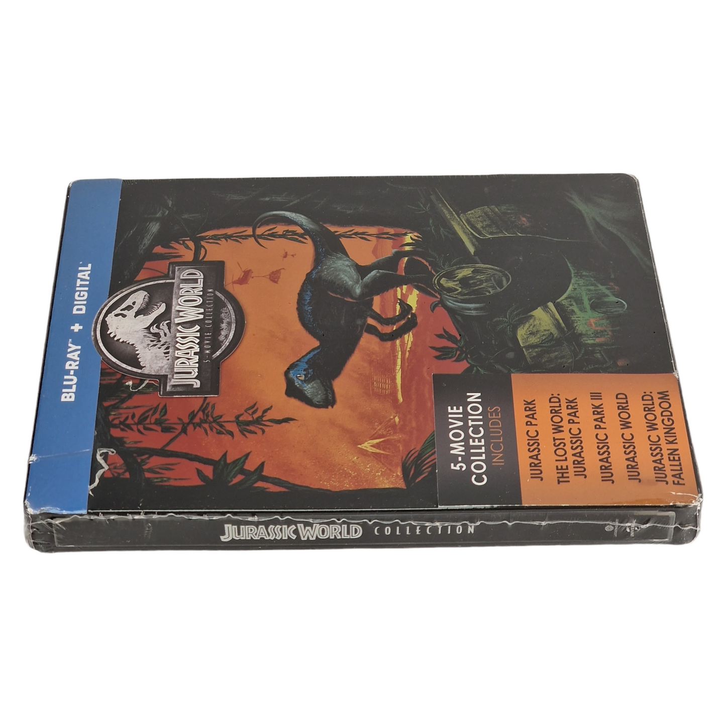 Jurassic World : Collection 5 films Blu-ray SteelBook 2018 Spielberg Region A