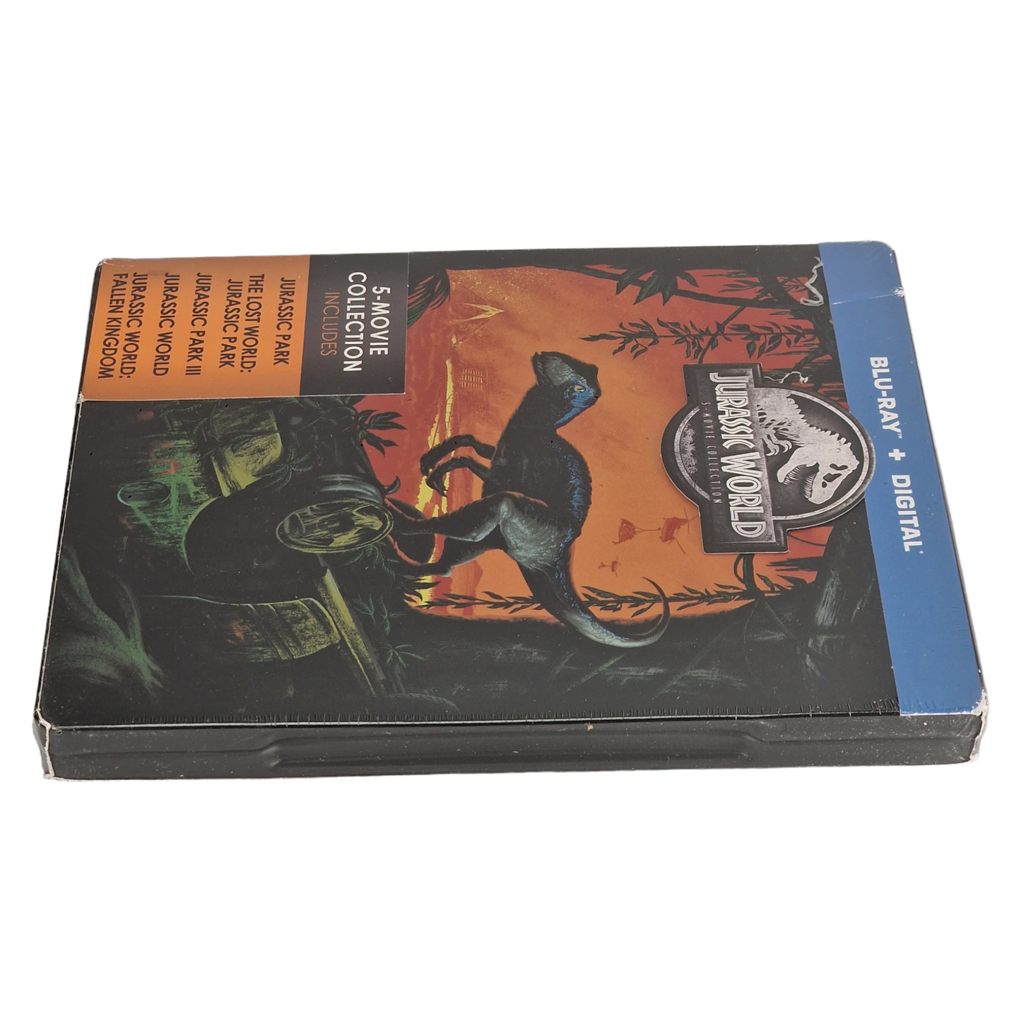 Jurassic World : Collection 5 films Blu-ray SteelBook 2018 Spielberg Region A