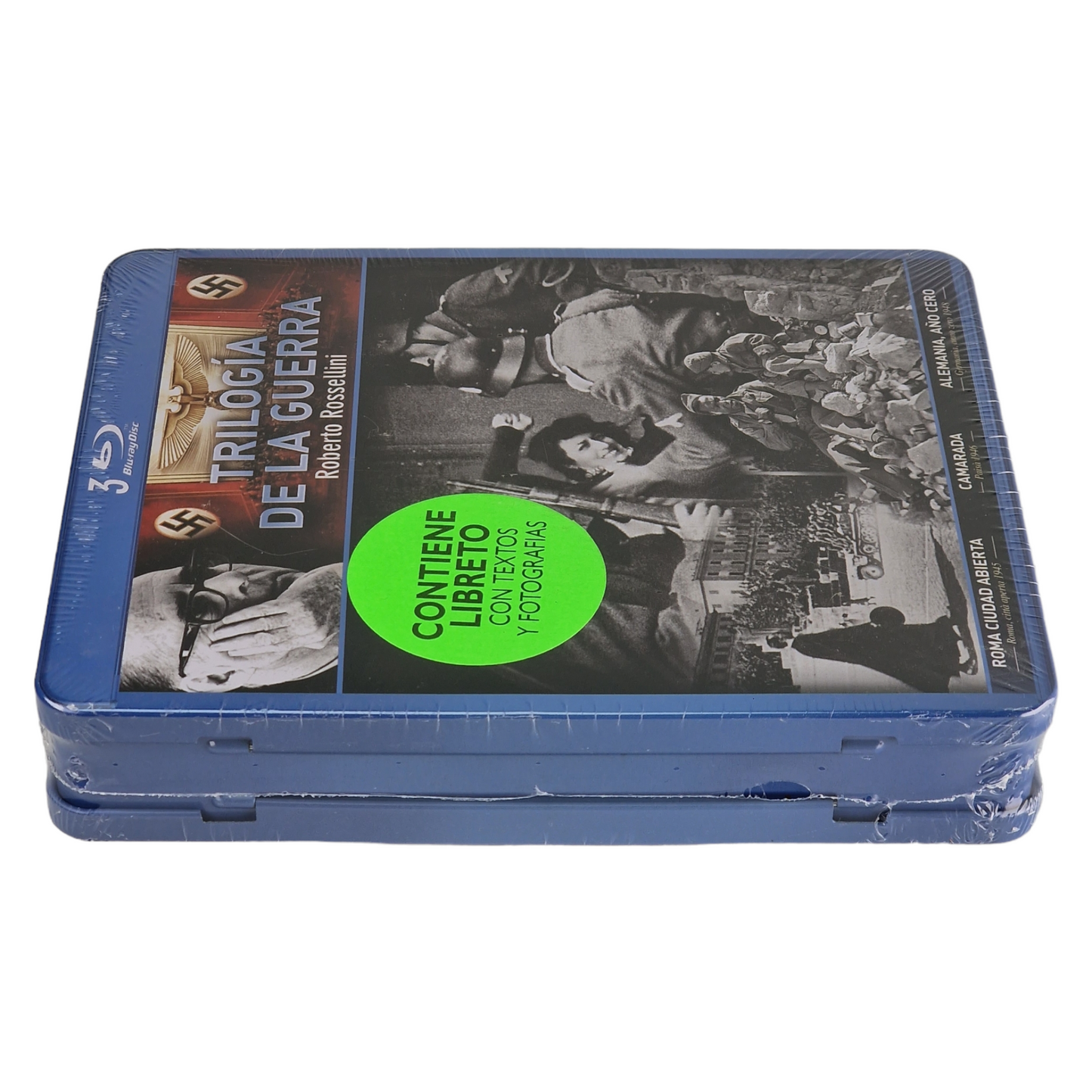 Trilogie de la guerre Blu-ray Metal Box Roberto Rossellini Region Libre