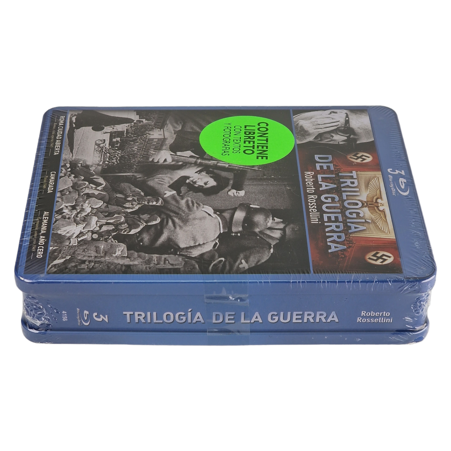 Trilogie de la guerre Blu-ray Metal Box Roberto Rossellini Region Libre