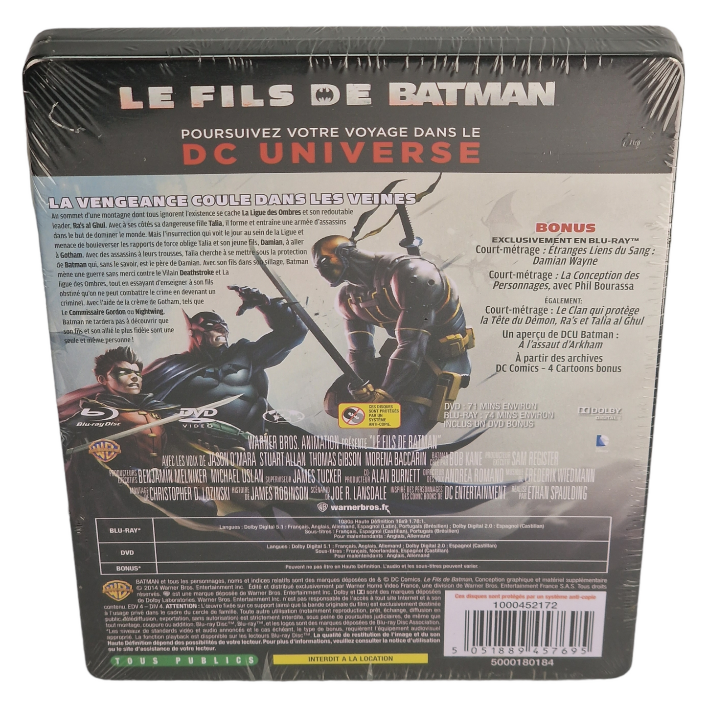 Le Fils de Batman Blu-ray + DVD SteelBook MetalPak Ultimate Edition Zone B