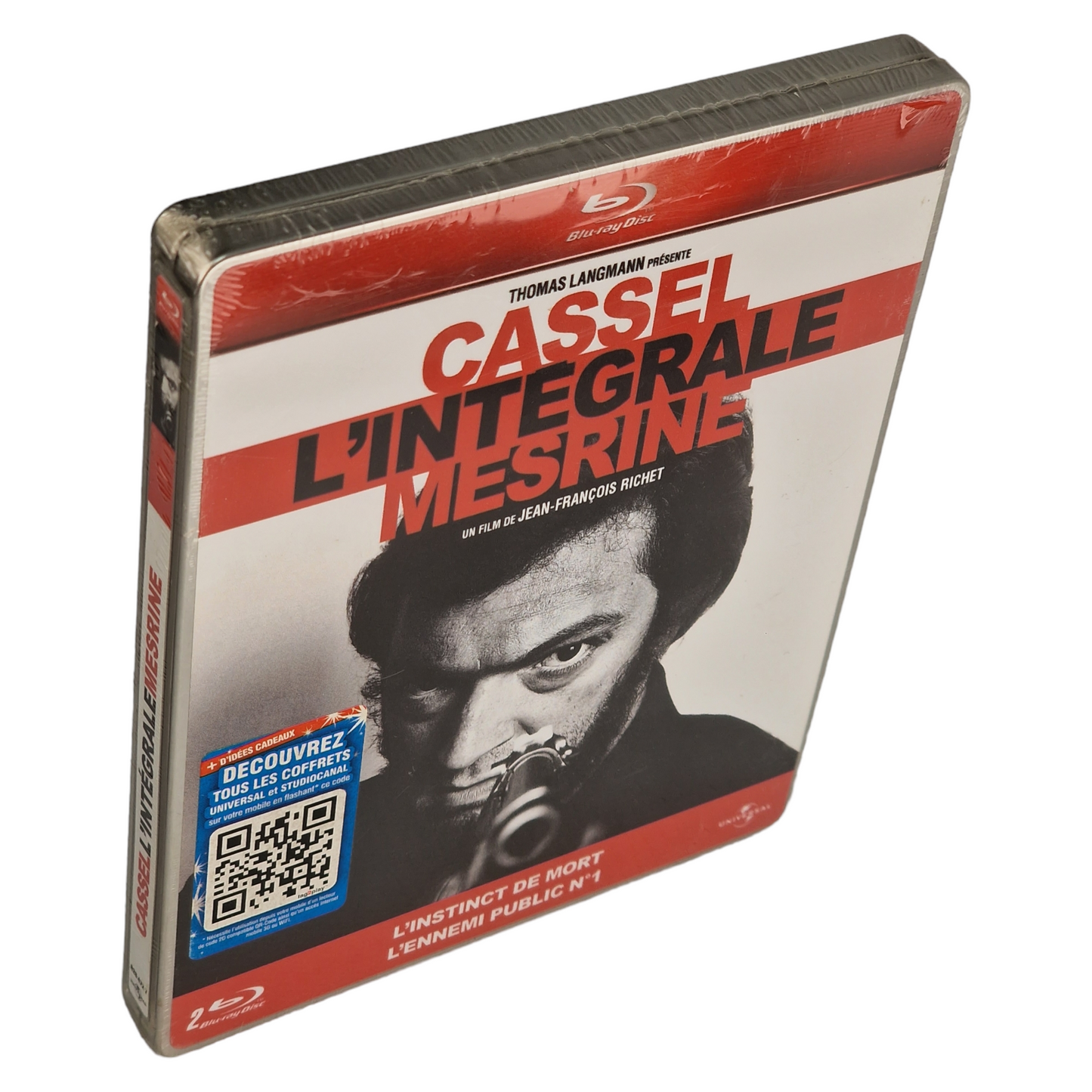 Mesrine: L'Instinct de Mort / L'Ennemi Public n°1 SteelBook Blu-ray 2011 Zone B
