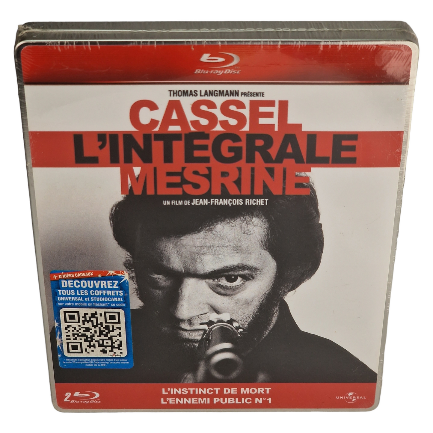Mesrine: L'Instinct de Mort / L'Ennemi Public n°1 SteelBook Blu-ray 2011 Zone B