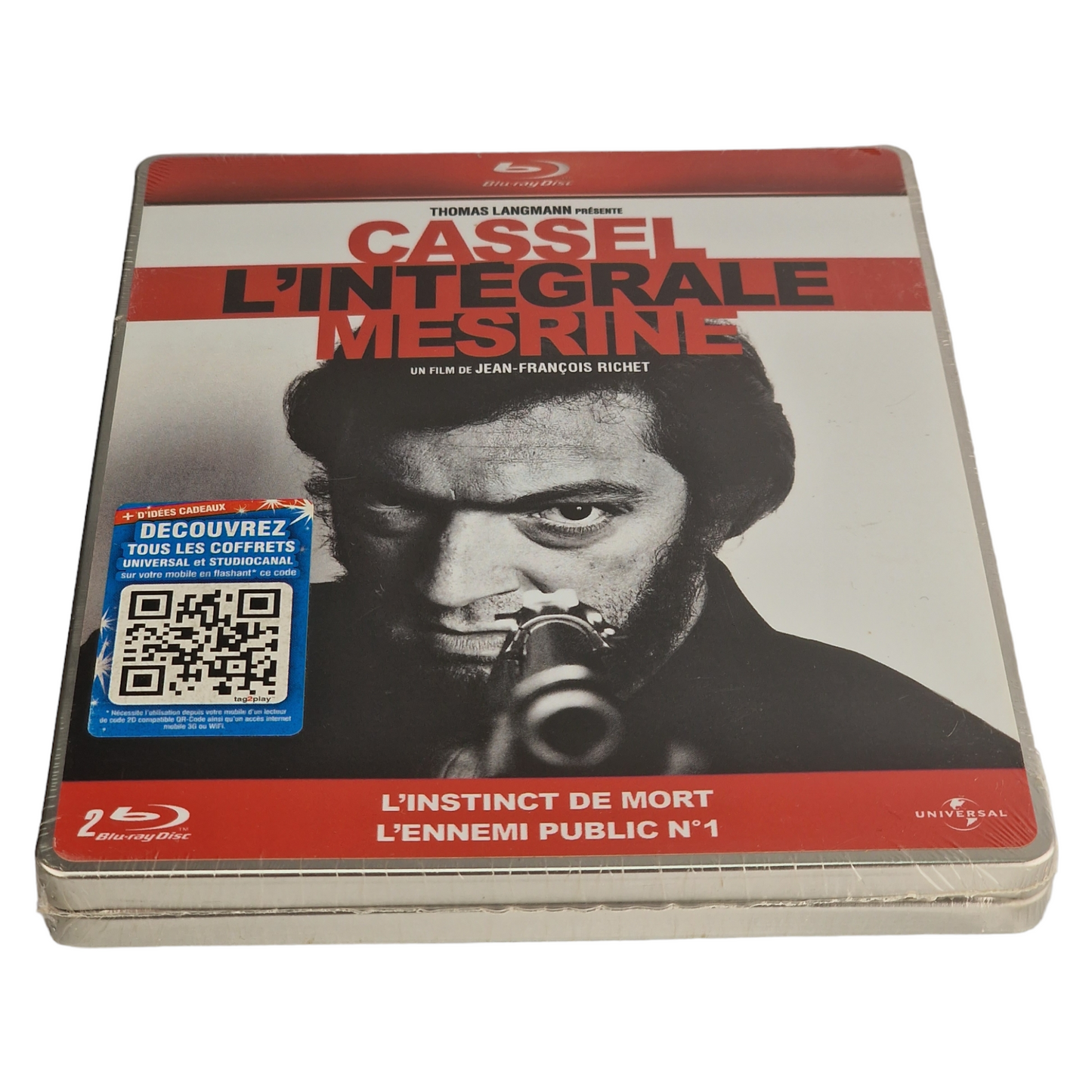 Mesrine: L'Instinct de Mort / L'Ennemi Public n°1 SteelBook Blu-ray 2011 Zone B