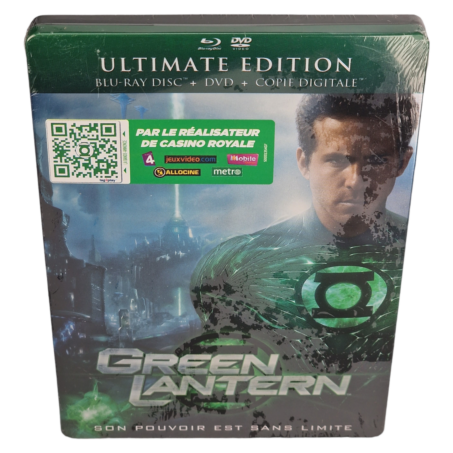 Green Lantern SteelBook Blu-ray 2012 Blu-ray + DVD Ultimate Edition Region B