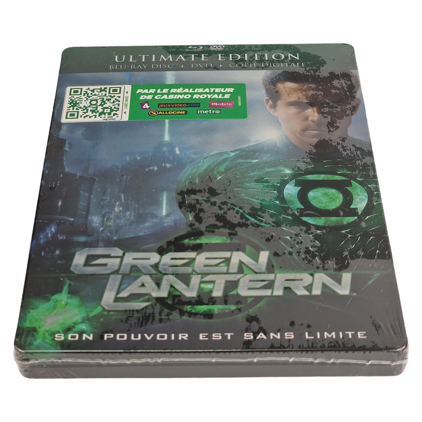 Green Lantern SteelBook Blu-ray 2012 Blu-ray + DVD Ultimate Edition Region B
