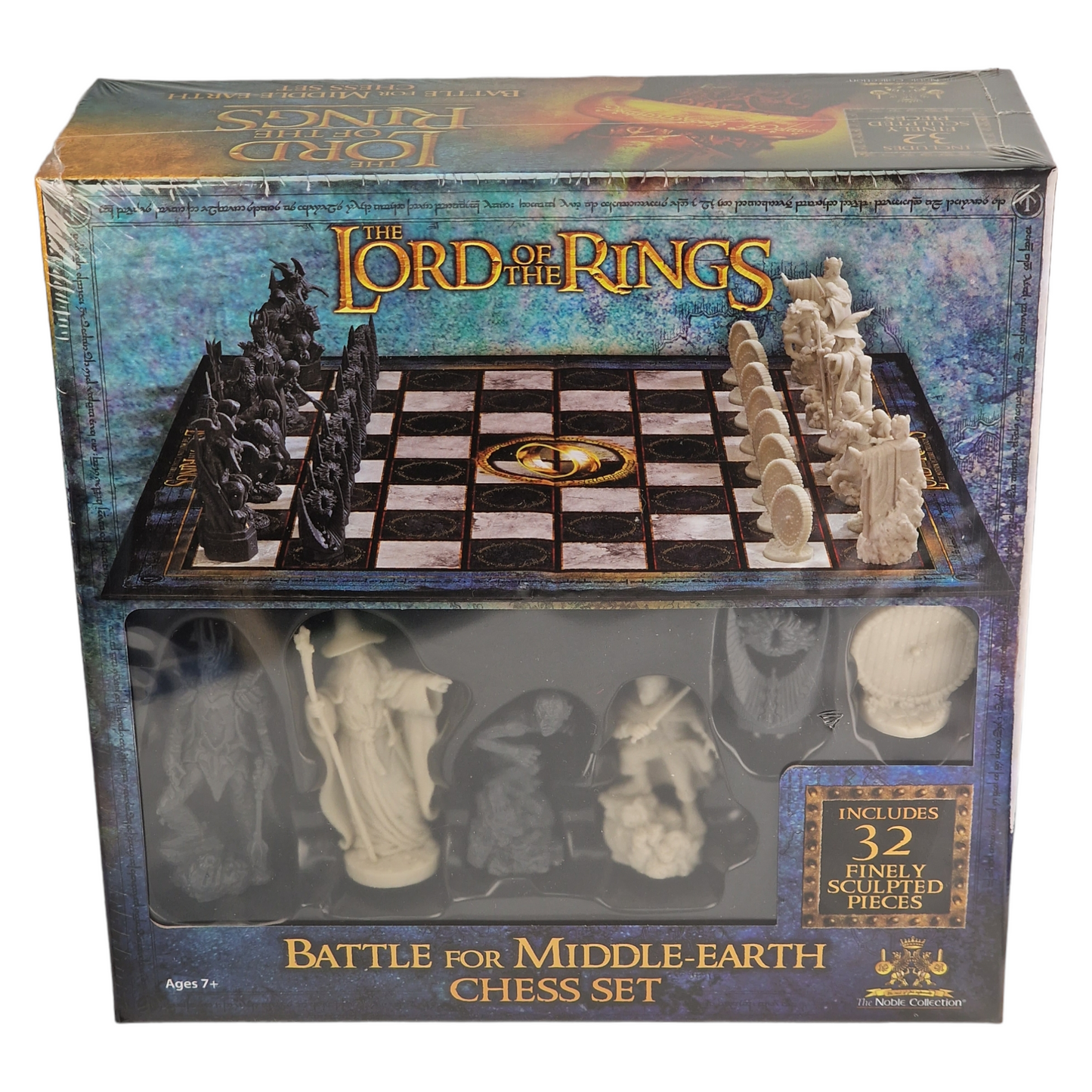 Jeu d'échecs Seigneur des Anneaux jeu de société Collectionneurs officiels grandeur nature