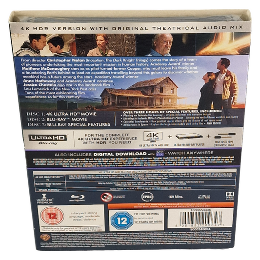 Interstellar (2014) - 4K Ultra HD + Blu-ray - Zone libre - vue 3