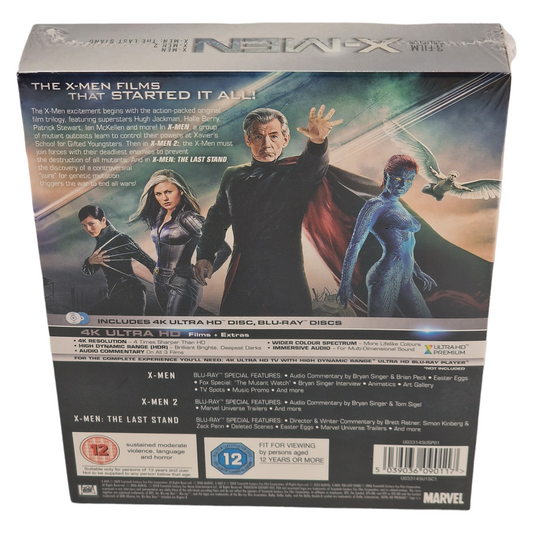 X-Men - Trilogie originale (2000-2006) - DigiPack 4K Ultra HD + Blu-ray - Zone libre - vue 3