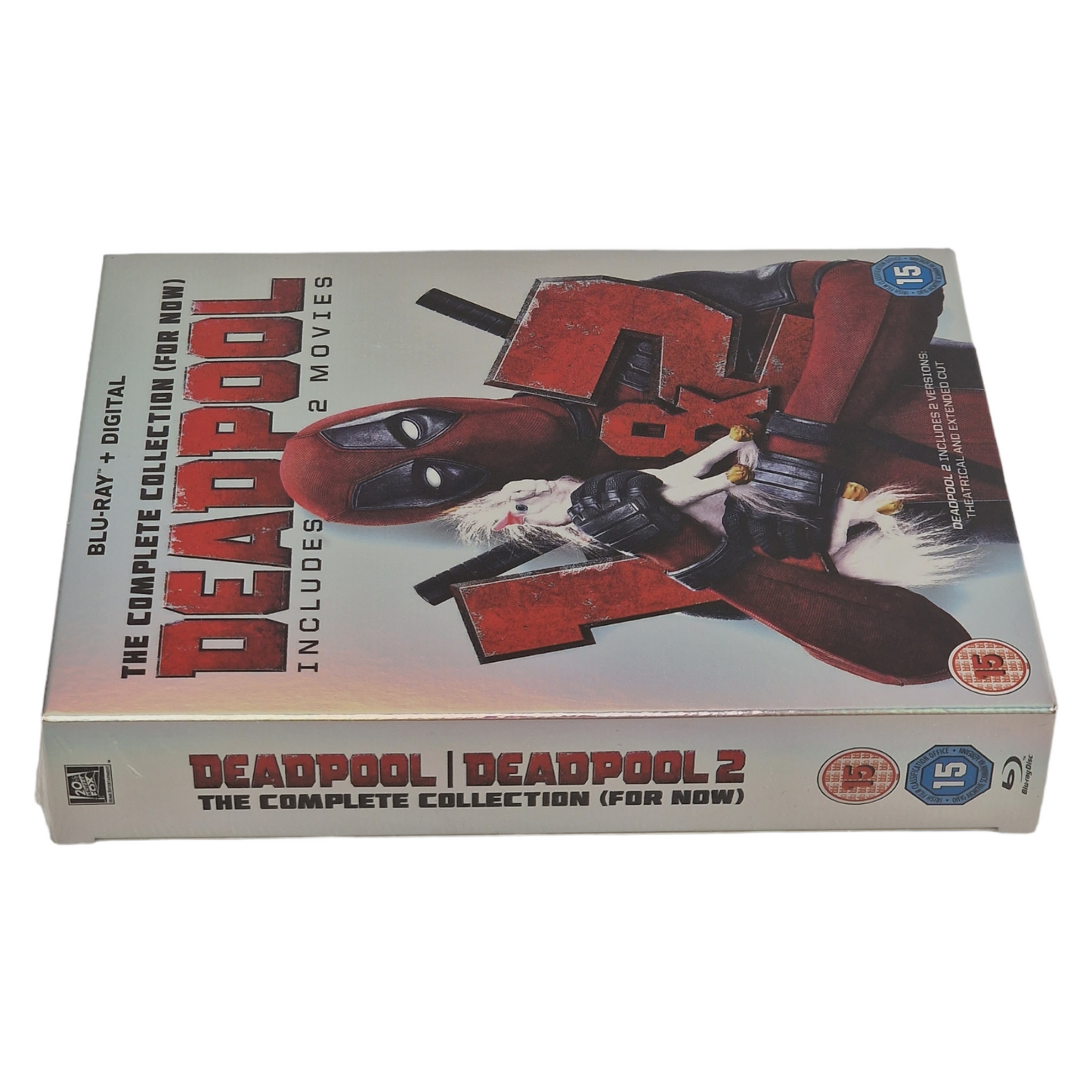 Deadpool / Deadpool 2 Blu-ray 2 films, 3 coupes  Ryan Reynolds Region B