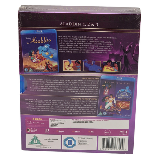 Aladdin - Collection 3 films (1992-1996) - Coffret Blu-ray - Zone B - vue 2