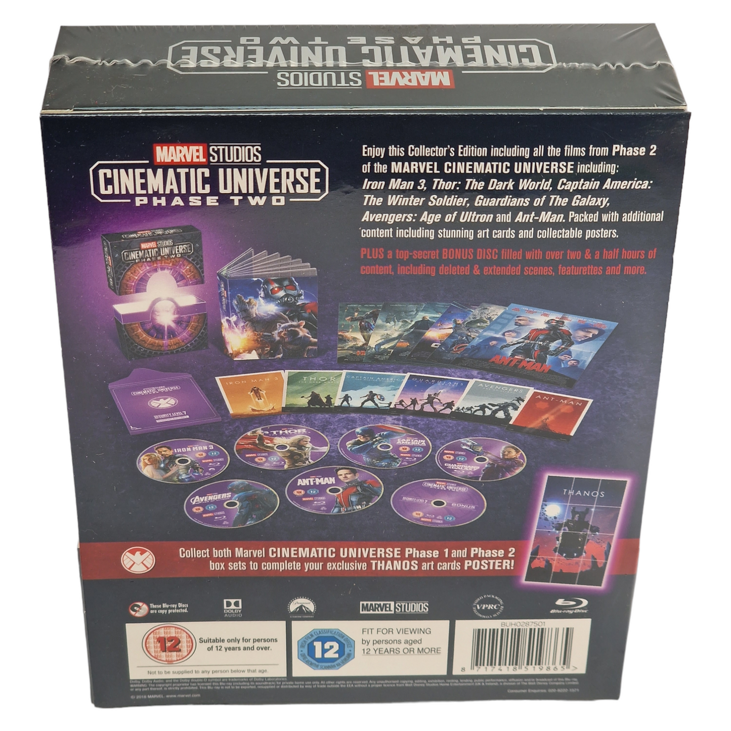 Marvel Studios Coffret Édition Collector - Blu-Ray Phase 2 Region Libre
