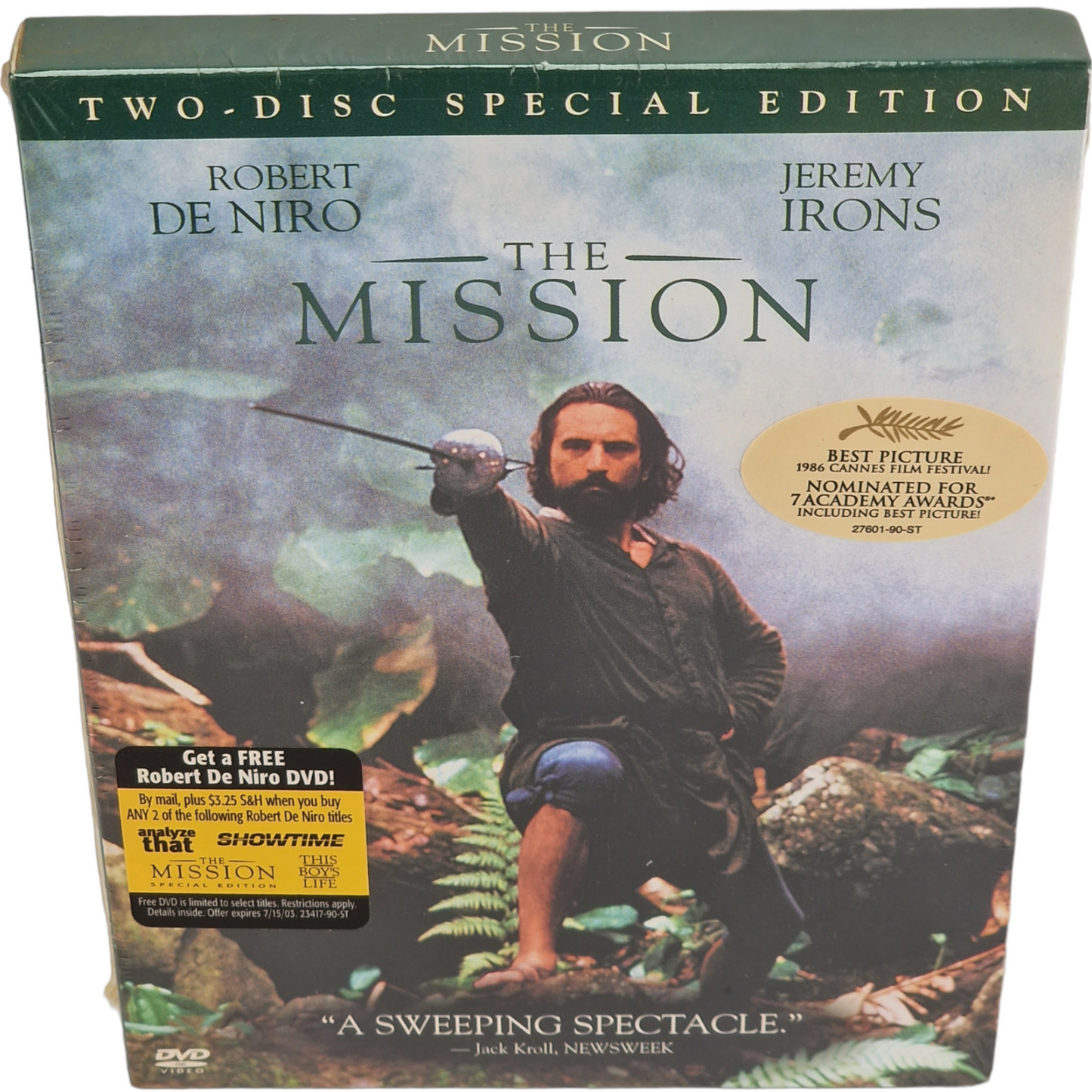 La mission 2 X DVD DigiPack US Import VF  Région 1   Robert De Niro 2003