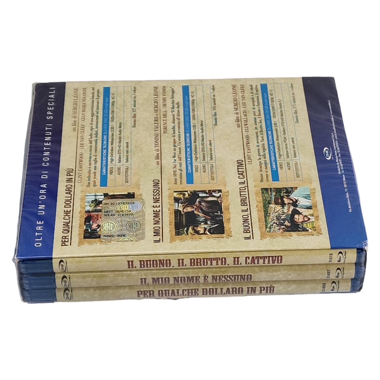 Sergio Leone Collection  Coffret Blu-ray 3 films  VO Region B  2010