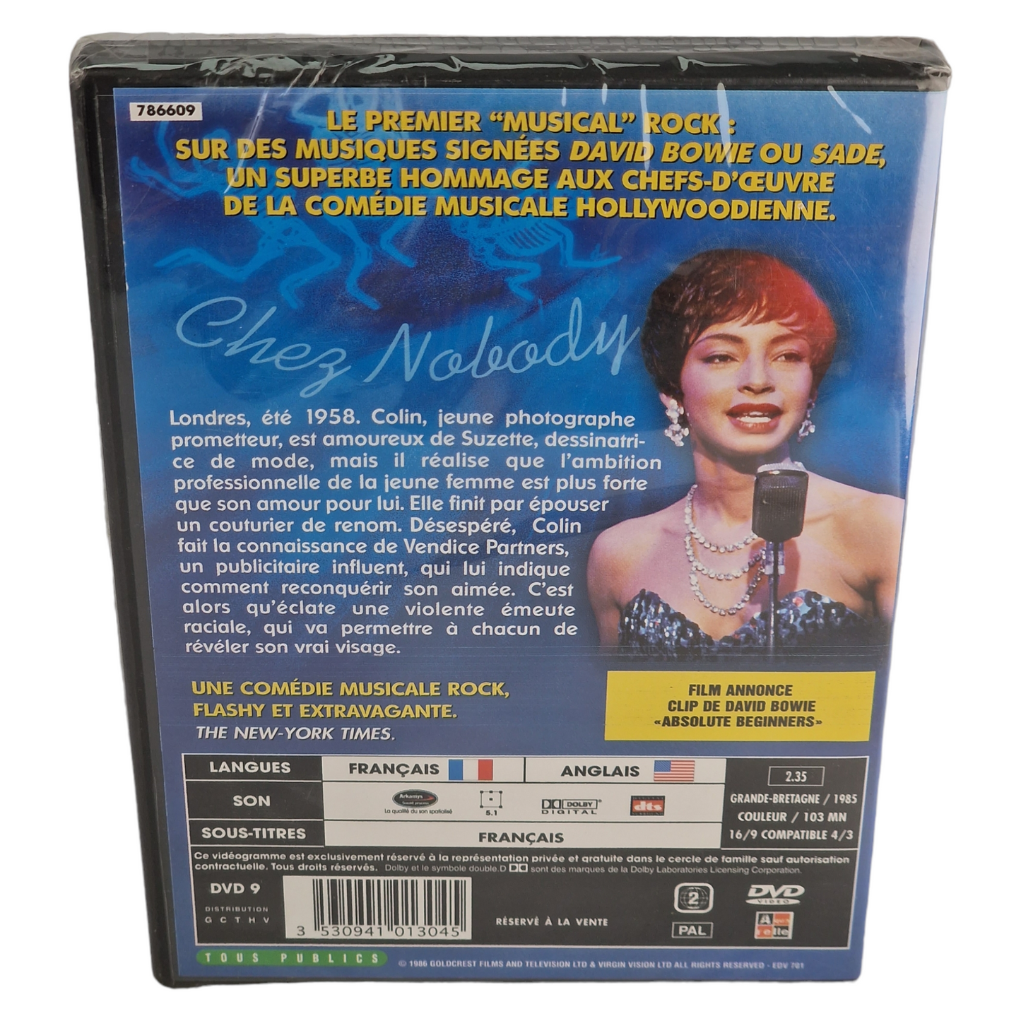 Absolute Beginners Julien Temple DVD france VF Region 2 David Bowie, Sade 2002