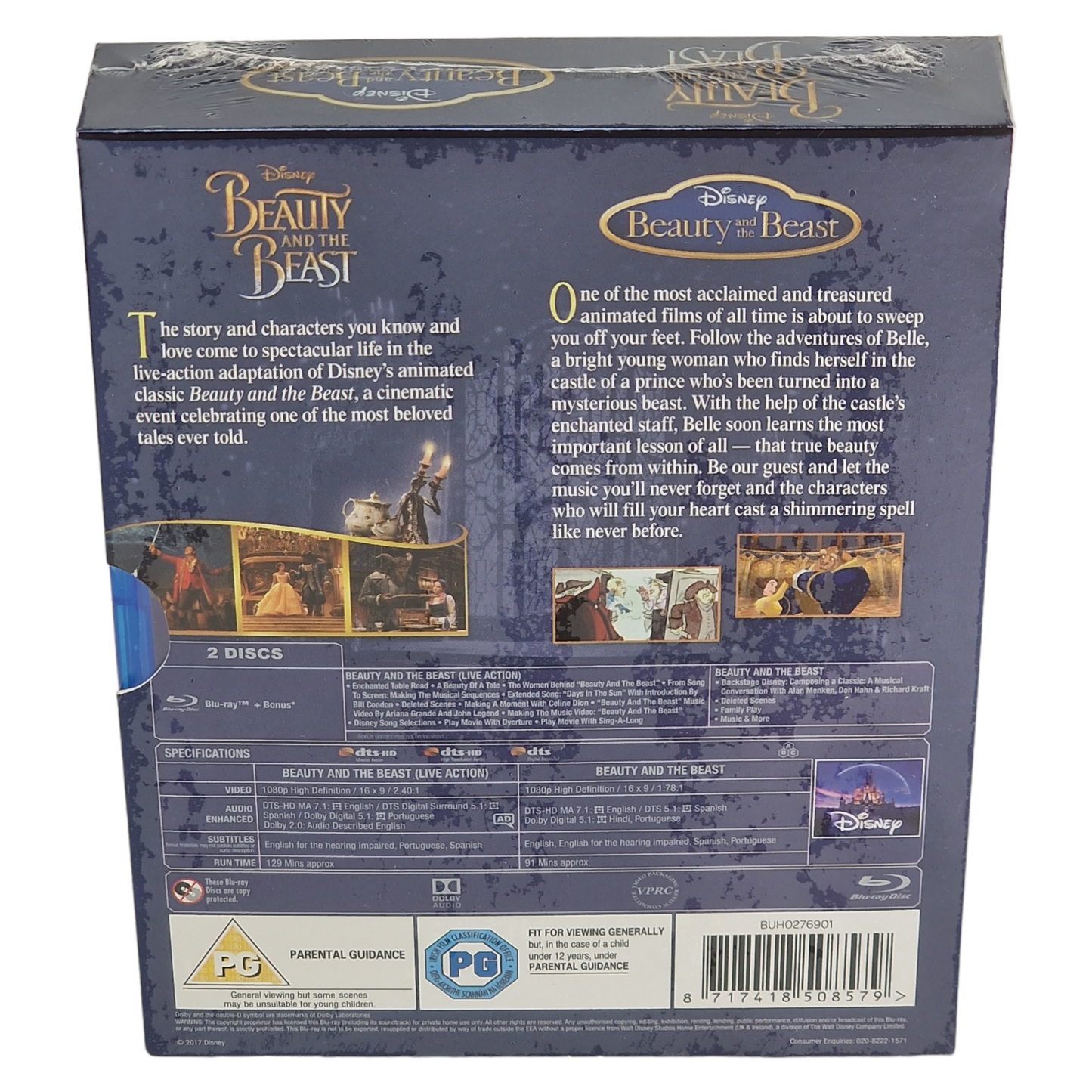 La Belle et la Bête - Collection 2 films (1991-2017) - Coffret Blu-ray - Zone B - vue 6