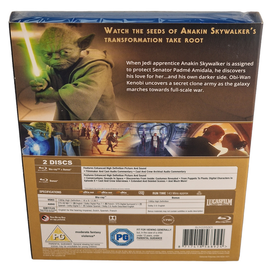 Star Wars, épisode II : L’Attaque des clones (2002) - Blu-ray - Zone B - vue 3