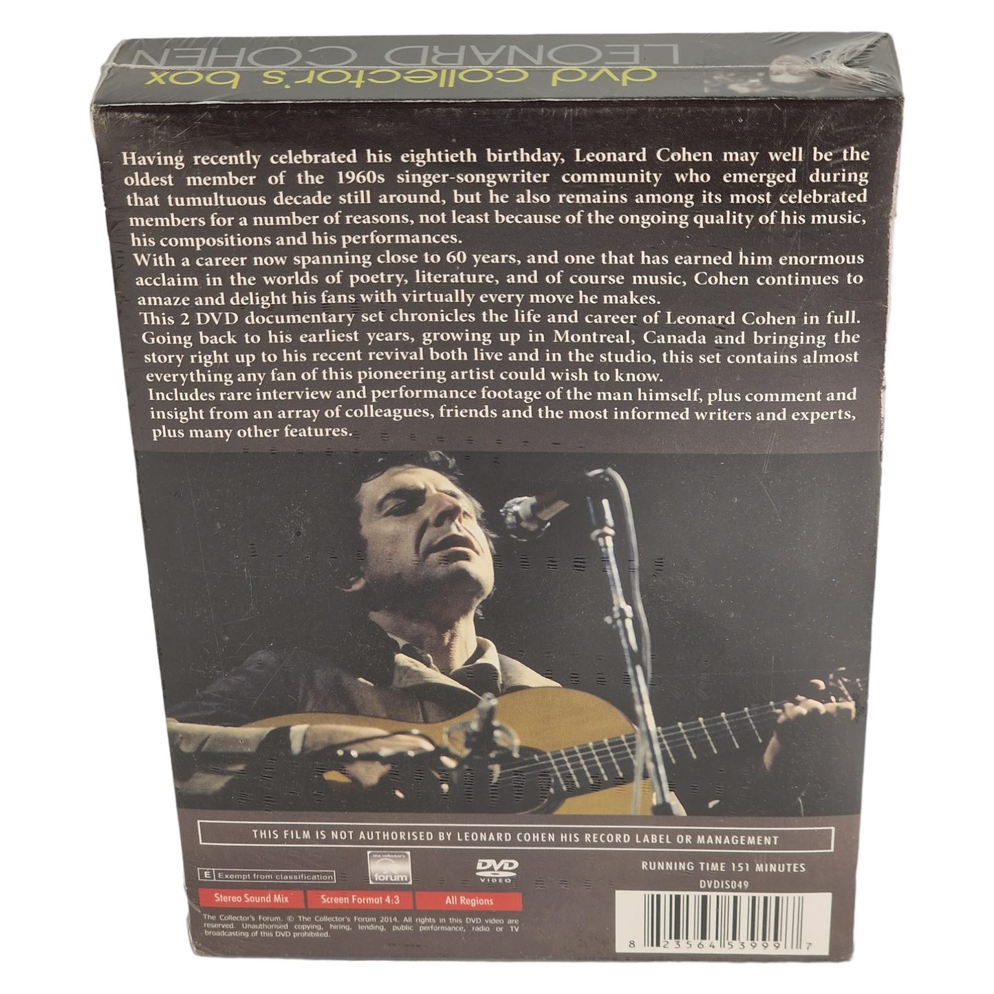 Leonard Cohen DVD Collectors Box