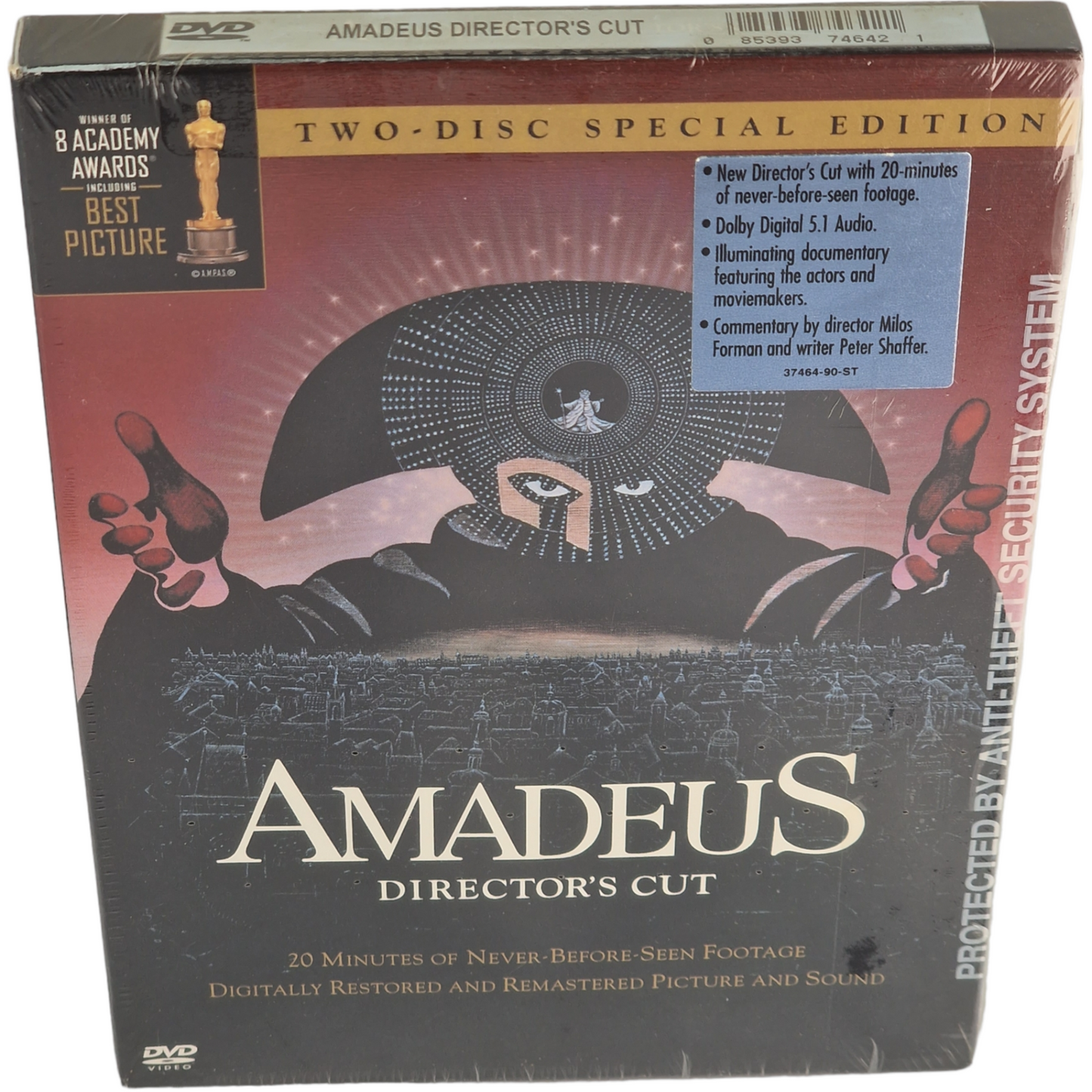 Amadeus DVD Director's Cut Édition spéciale 2 disques VF Région 1 US Import 2002 Neuf
