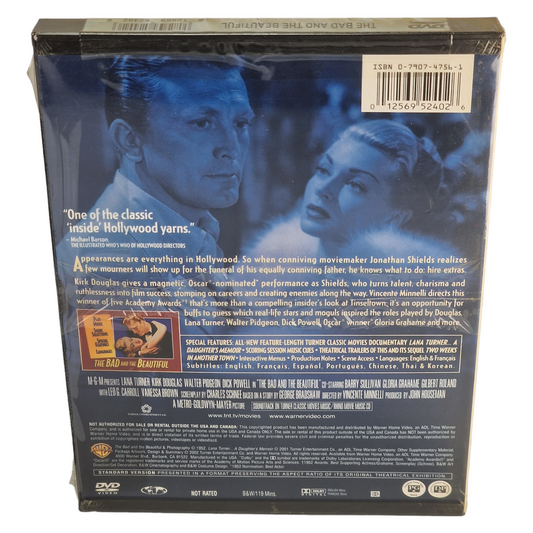 Les Ensorcelés (The Bad and the Beautiful) (1952) - DVD - Zone 1 - vue 3