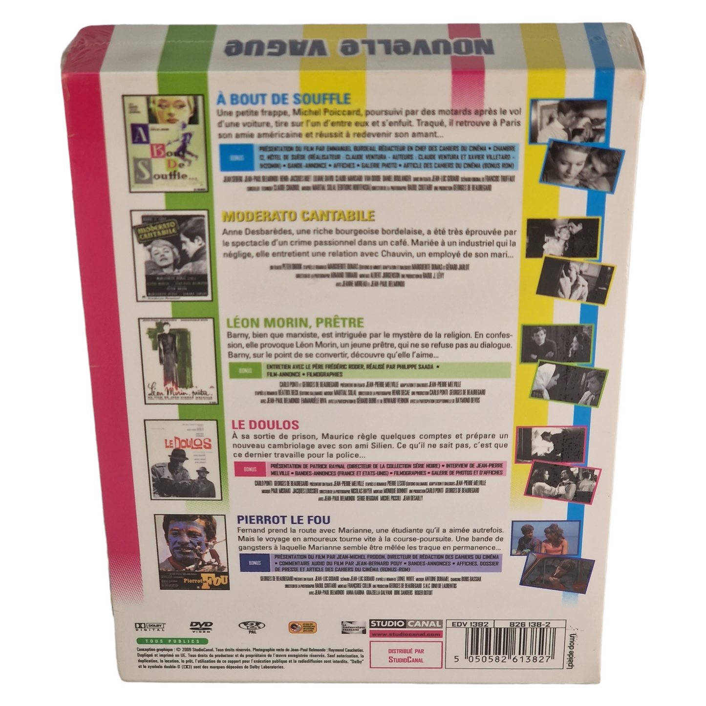 Jean-Paul Belmondo-Nouvelle Vague-Coffret 5 DVD france Region 2 VF 2009
