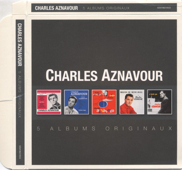 Charles Aznavour – 5 Albums Originaux 5 x CD Classic Albums