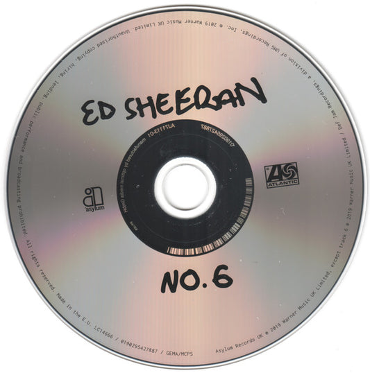 Ed Sheeran - No.6 Collaborations Project - CD - visuel 3