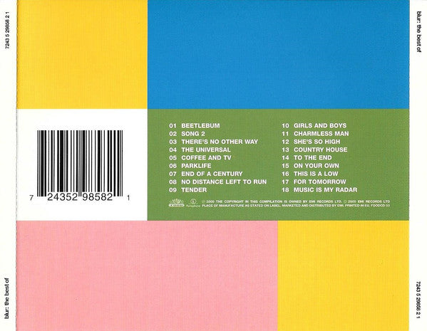 Blur – The Best Of CD, Album