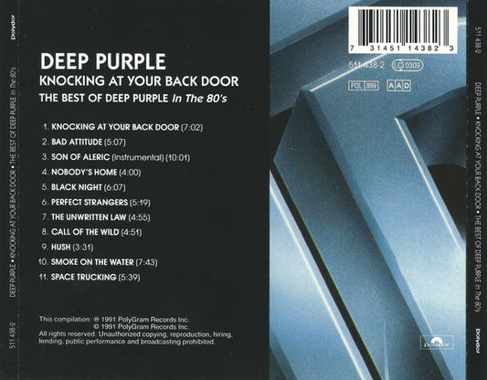 Deep Purple - Knocking At Your Back Door: The Best Of Deep Purple In The 80's - CD - visuel 3