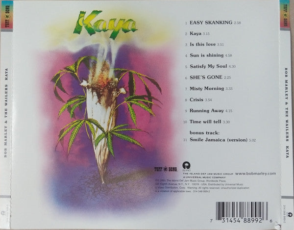 Bob Marley & The Wailers – Kaya CD, Compilation
