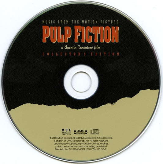 Artistes divers - Pulp Fiction - Bande originale du film - CD - visuel 3
