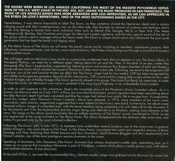 The Doors The Many Faces Of The Doors 3 x CD