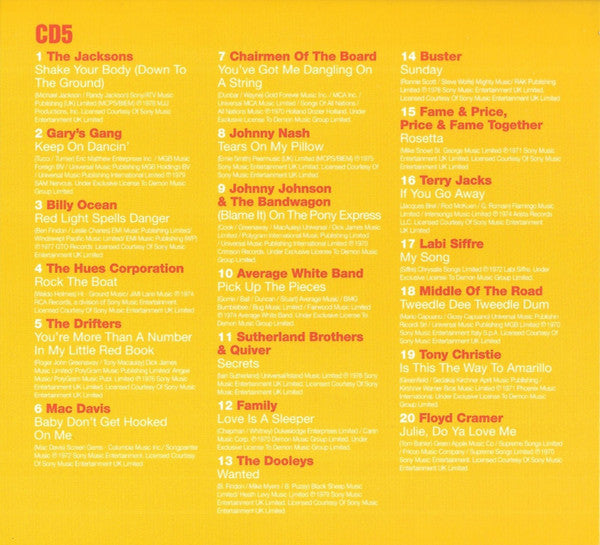 100 Hits 70s Heart Throbs ____5 X CD