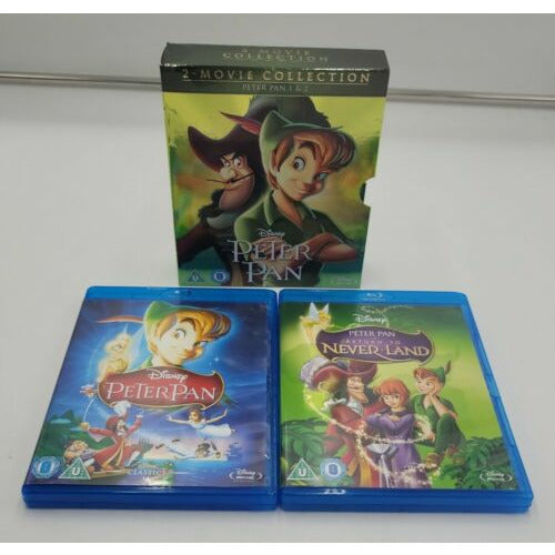 Peter Pan/Pan 2 : Retour au Pays imaginaire Collection 2 films Blu-ray région Libre
