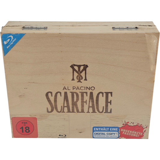 Scarface Blu-ray Coffret en Bois Ultimate Collector's Edt Al Pacino [-18] Zone B