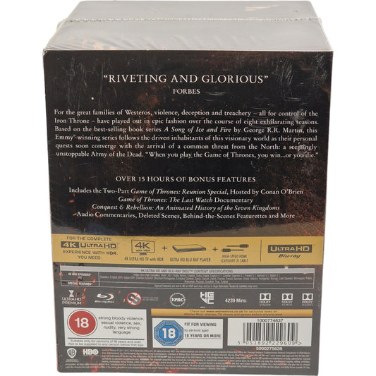 Game of Thrones - Intégrale (2011-2019) - Coffret 4K Ultra HD + Blu-ray - Zone libre - vue 3