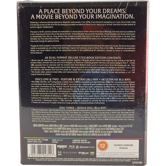 Dune (1984) - SteelBook Blu-ray - Zone B - vue 3