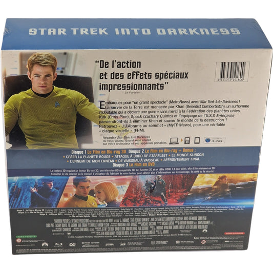 Star Trek Into Darkness - Coffret Phaser (2013) - Coffret SteelBook Blu-ray 3D + Blu-ray - Zone B - vue 3