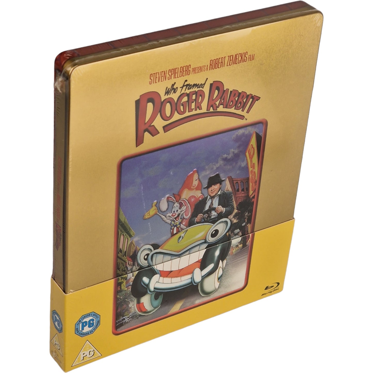 Who Framed Roger Rabbit Blu-ray SteelBook Zavvi Gold  édition Disney Region B