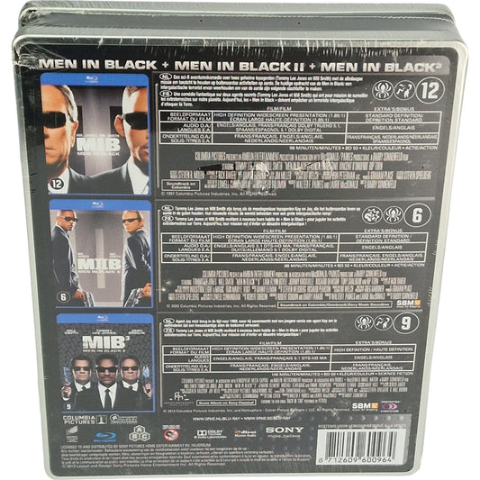 Men in Black - Trilogie (1997-2012) - Coffret SteelBook Blu-ray - Zone B - vue 3