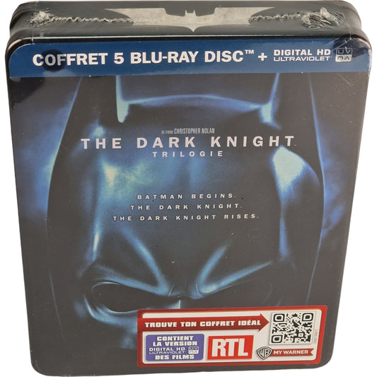 The Dark Knigh -Trilogie Coffret Blu-ray SteelBook Christopher Nolan Zone B 2013