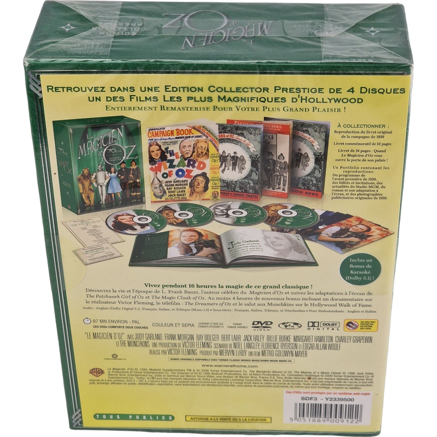 Le Magicien d'Oz - Édition Collector DVD Prestige 70 ans spéciale FNAC   Zone B