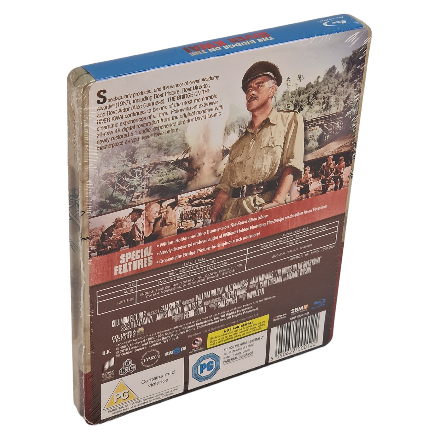 Le pont de la rivière Kwai Blu-ray SteelBook Zavvi Limité à 1000 Exe Zone Libre