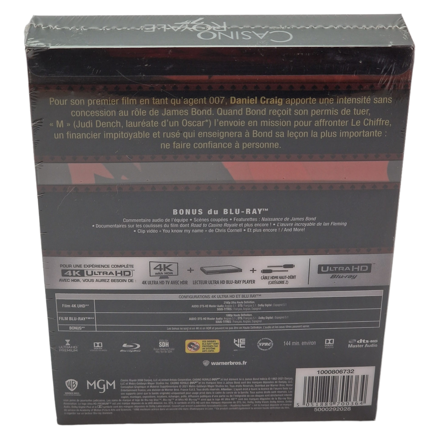 Casino Royale  4K Ultra HD Blu-ray + Blu-ray  SteelBook  Titans of Cult Zone B