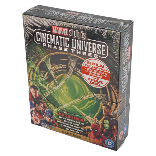 Marvel Studios MCU : Phase 3, partie 1 (2016–2017) – Coffret Blu-ray – Zone B – vue 2