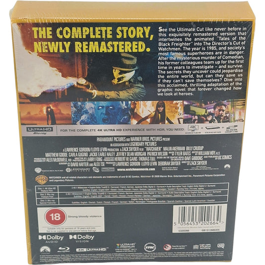 Watchmen Ultimate Cut - Coffret SteelBook 4K Blu-ray Titans of Cult - 3 disques