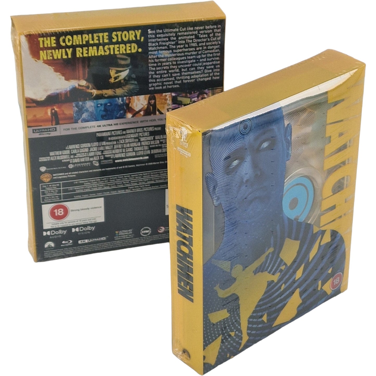 Watchmen 4K Ultra HD Blu-ray+Blu-ray SteelBook Titans of Cult Gerard Butler B-18